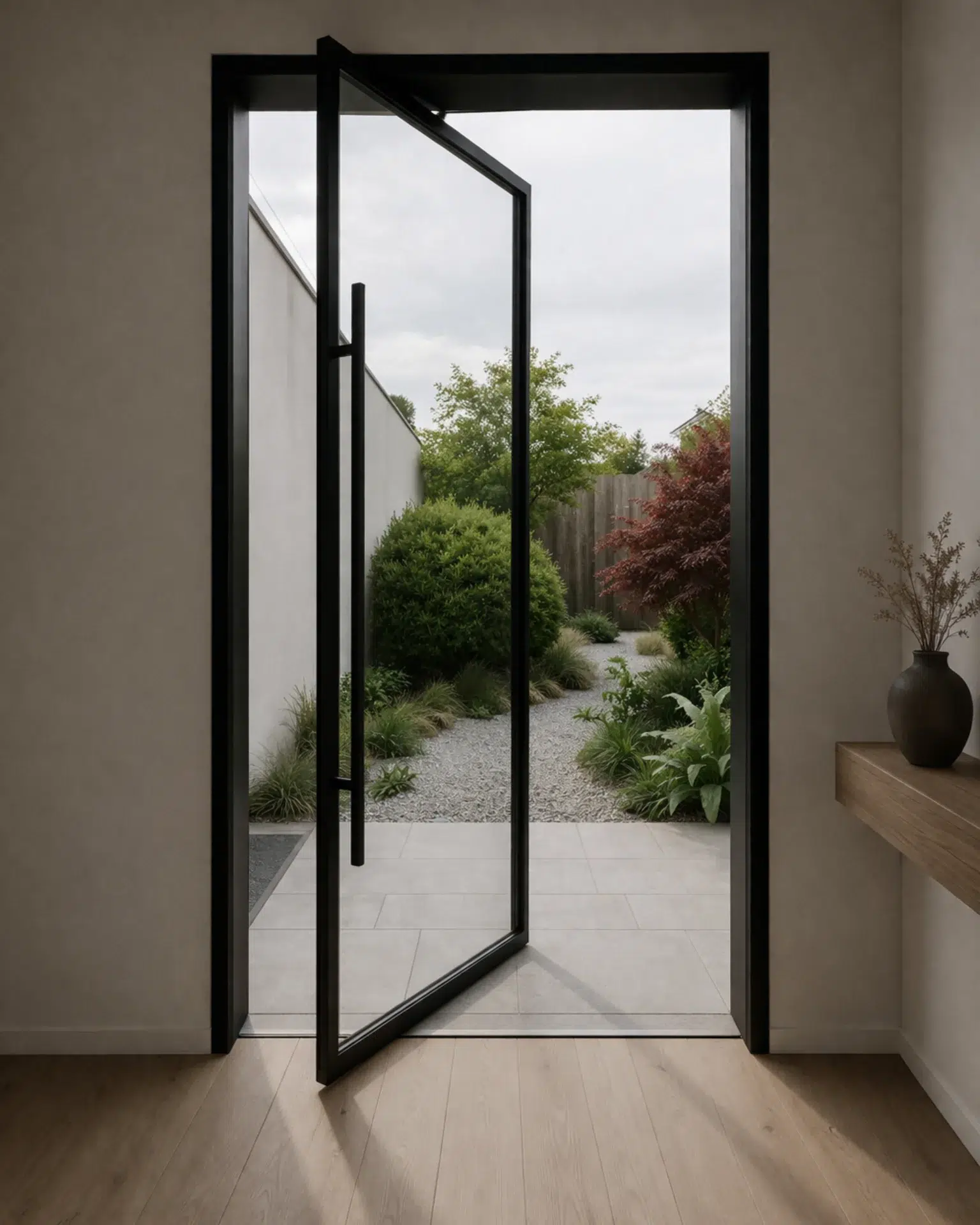 VLX 100 Pivot Door in Pompano Beach, FL | TruePane Windows & Doors - detail 1