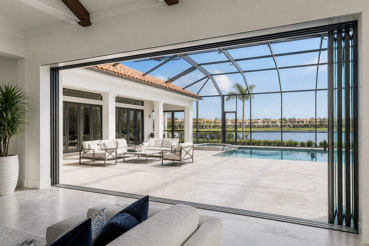 3-Panel Sliding (3-Lite Roller) Windows in Pompano Beach, FL | TruePane Windows & Doors - detail 1